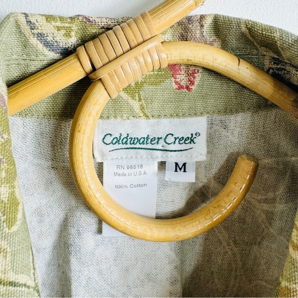 Coldwater Creek tapestry vintage blazer jacket with pockets - Picture 9 of 12